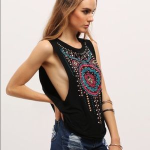 Bohemian tank top